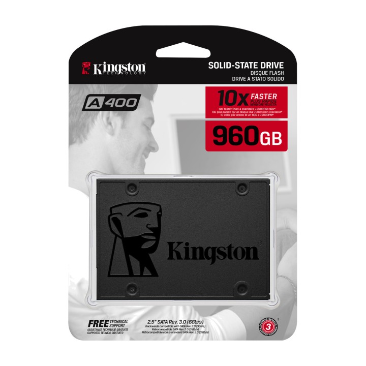 KINGSTON SSD SATA interno A400 960GB 2,5" SA400S37/960G