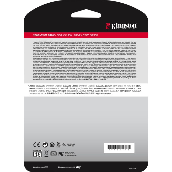 KINGSTON Internal SATA SSD A400 960GB 2,5" SA400S37/960G