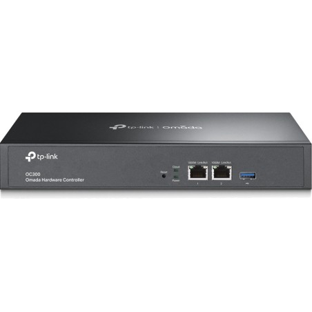 controller hardware per gestire punti di accesso e switch omada oc300 2x-rj45 usb-3.0