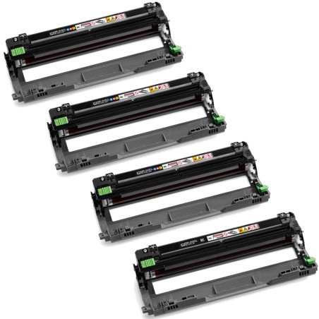 set of 4 original drums for laser printer dr-243cl