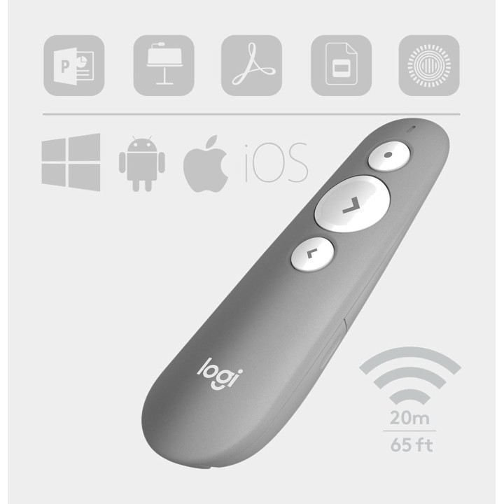 LOGITECH Presentador inalámbrico con puntero láser