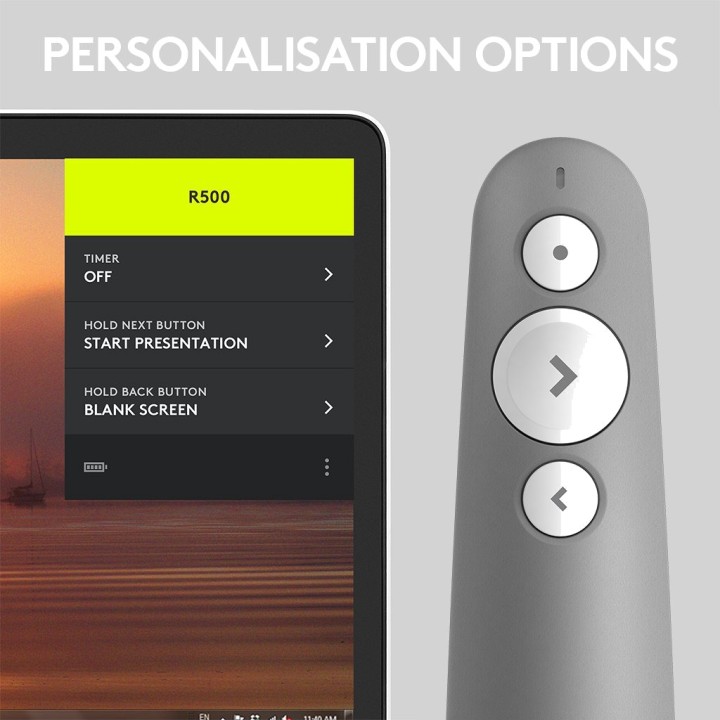 LOGITECH Presentador inalámbrico con puntero láser
