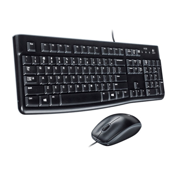 LOGITECH Combo de teclado y ratón con cable USB en italiano