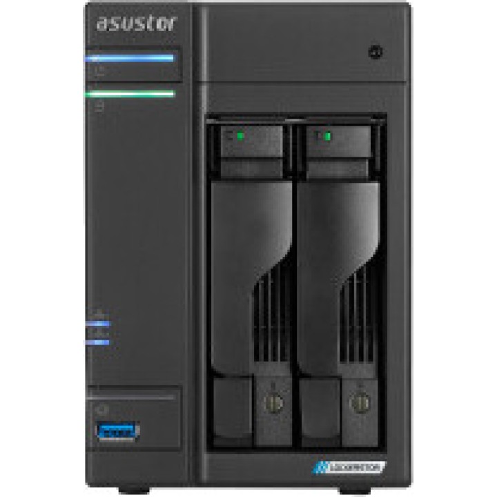 ASUSTOR Servidor NAS de torre amb 2 badies i doble 2,5GbE