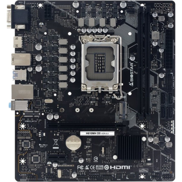 BIOSTAR Placa base micro ATX per Intel LGA 1700 amb DDR5