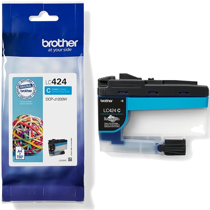 BROTHER Original-Tintenpatrone für Drucker LC-424 LC424VAR