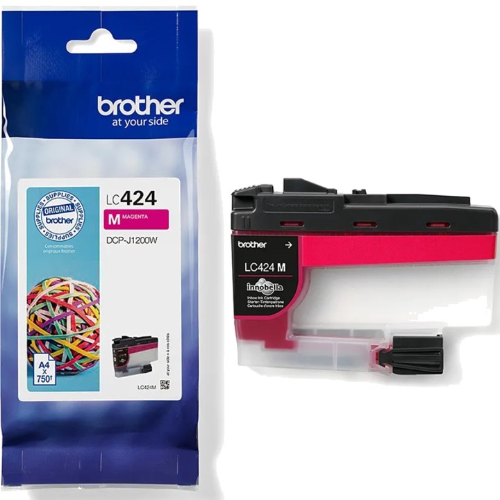 BROTHER Γνήσια κασέτα μελάνης για εκτυπωτή LC-424 LC424VAR