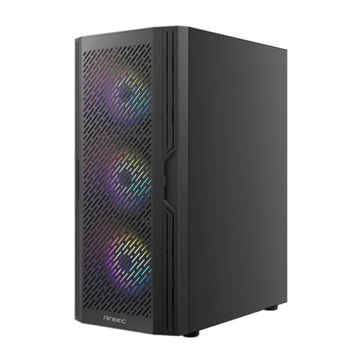 ANTEC PC-chassi semitower med härdat glas och 3 fläktar AX20