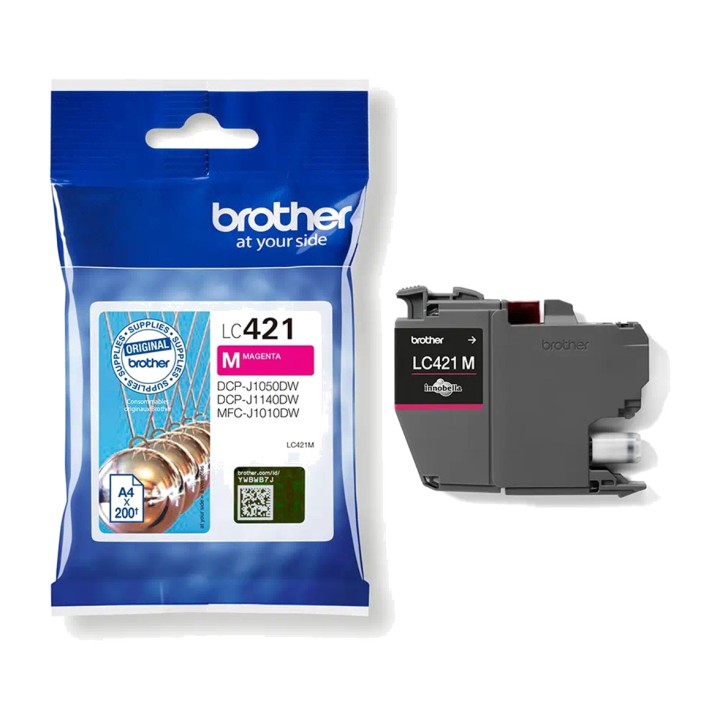 BROTHER Original-Tintenpatrone für Drucker LC-421 LC421VAR