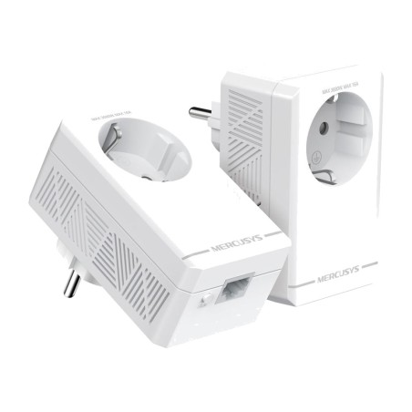 gigabit-powerline-adapterkit mit integrierter steckdose mp500p av1000
