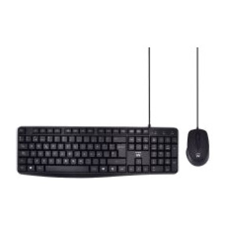 silent wired keyboard and mouse pack ew3006-usb