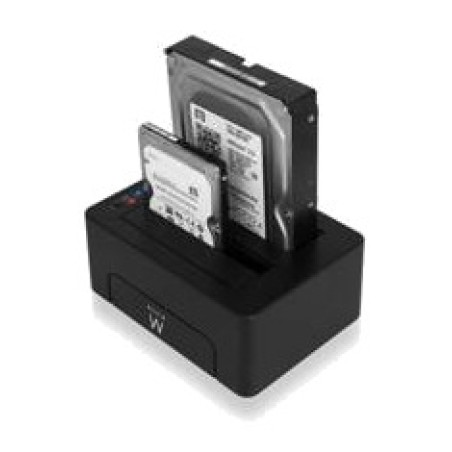 podstawa z podwójnym połączeniem i klonowaniem do dysków twardych sata 2.5" 3.5" usb-3.0