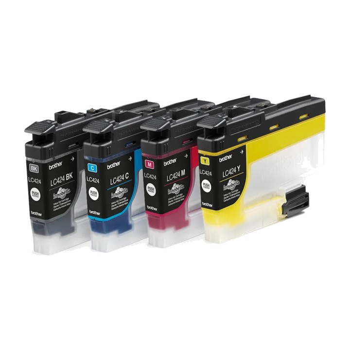 BROTHER Pack de 4 cartouches d’encre d’origine LC-424