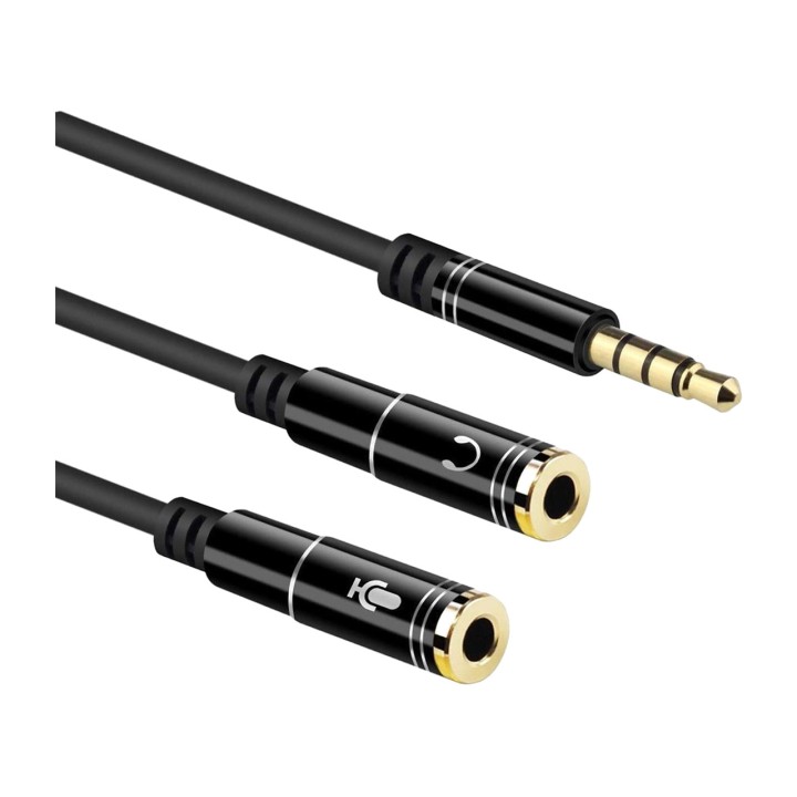 EWENT Audio elosztókábel apa – dupla jack anya EC1641 3.5MM