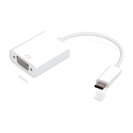 cable adaptador usb-c macho a vga hembra ec1050 1080p