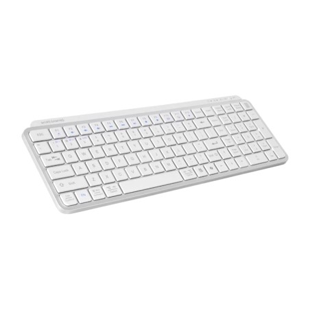 clavier mécanique sans fil silencieux avec éclairage led mk-silenkeys azerty-fr