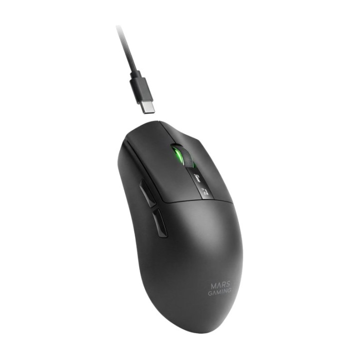 MARS GAMING Souris sans fil avec écran OLED et station de