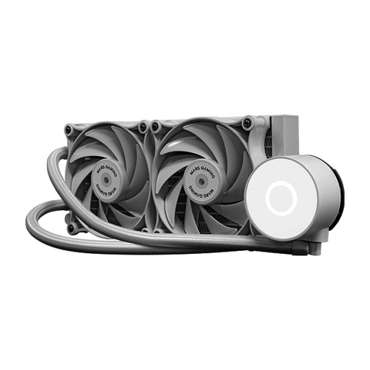 MARS GAMING Leise AIO-Flüssigkeitskühlung für die CPU