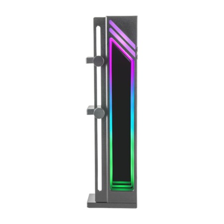 supporto per scheda grafica in alluminio con illuminazione argb e specchio infinito mca-gcb