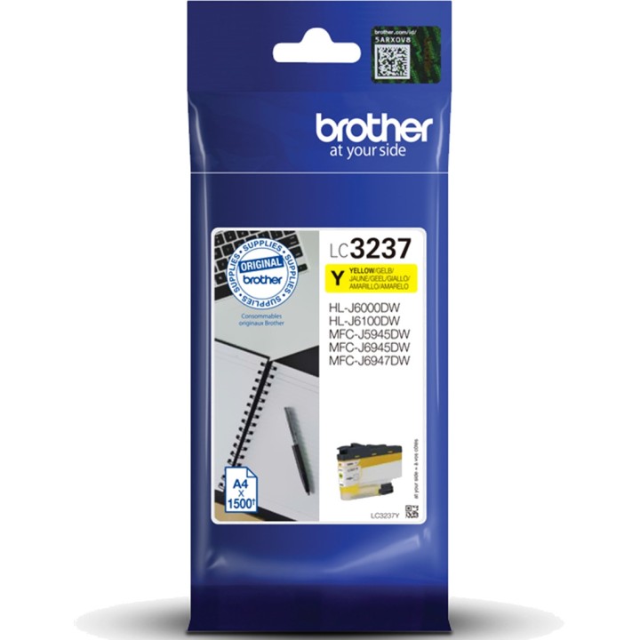 BROTHER Cartouche d’encre d’origine pour imprimante LC-3237