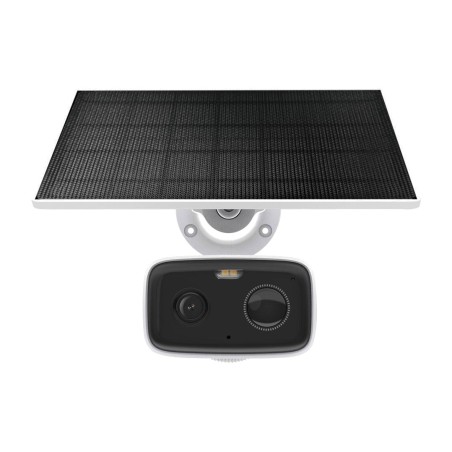 wlan-ip-überwachungskamera-set für den außenbereich mit akku und solarpanel tapo tc80 1080p 5200mah