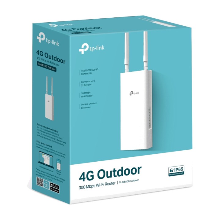 TP-LINK 4G-LTE-Außenrouter mit WiFi N TL-MR100-OUTDOOR N300