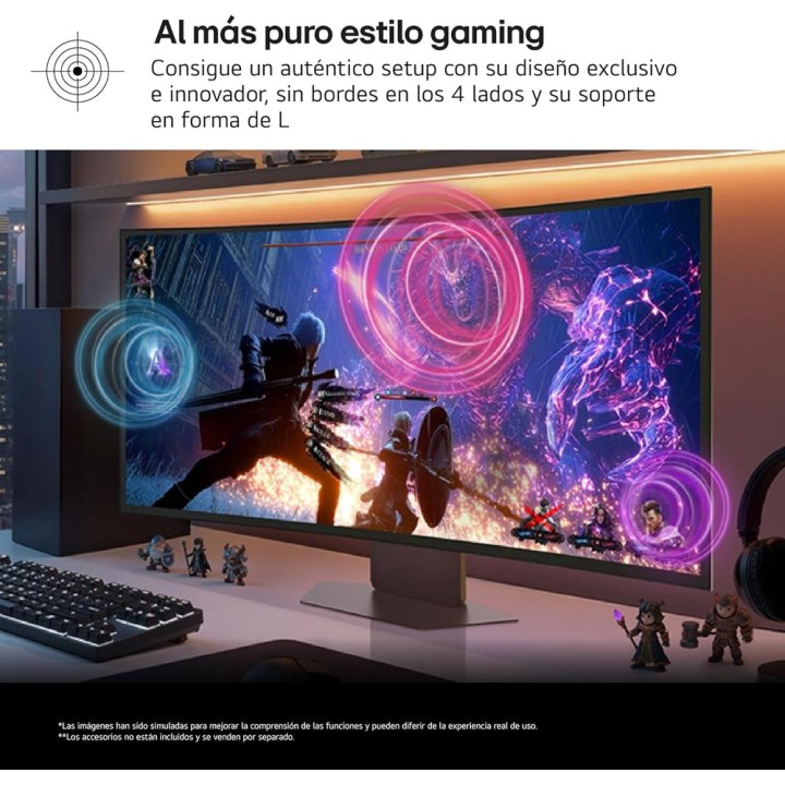 LG 38.6-inch curved OLED gaming monitor ULTRAGEAR-39GX950B-B
