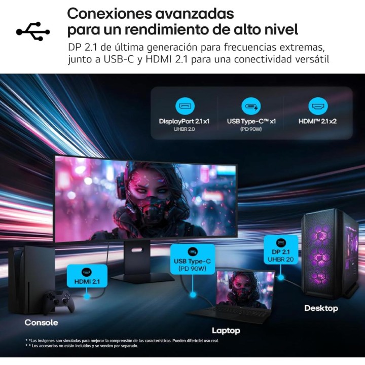 LG 38,6-Zoll-OLED-Gaming-Monitor mit gebogenem Bildschirm