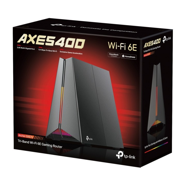 TP-LINK Tri-band WiFi 6E gaming router ARCHER-GXE75 AXE5400
