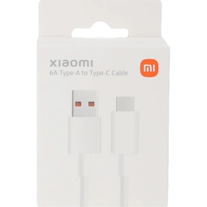 XIAOMI USB-A-kabel med USB-C-kontakt för snabbladdning och