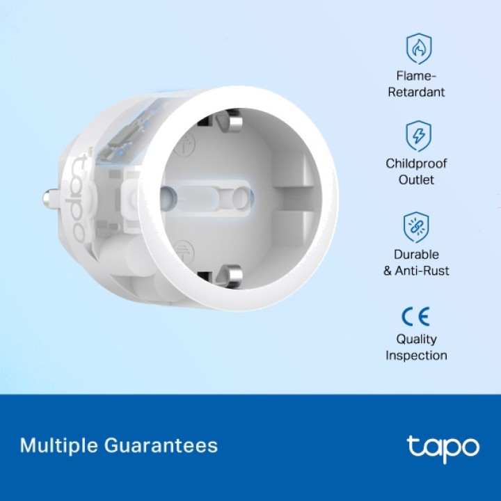 TP-LINK Mini prise connectée Wi-Fi avec compteur de