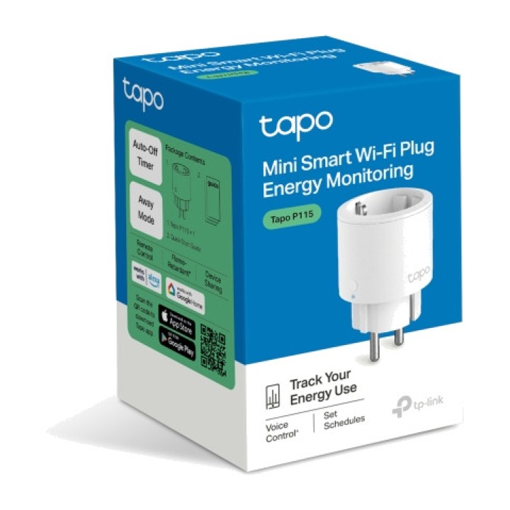TP-LINK Mini WiFi smart plug with energy meter TAPO P115 4