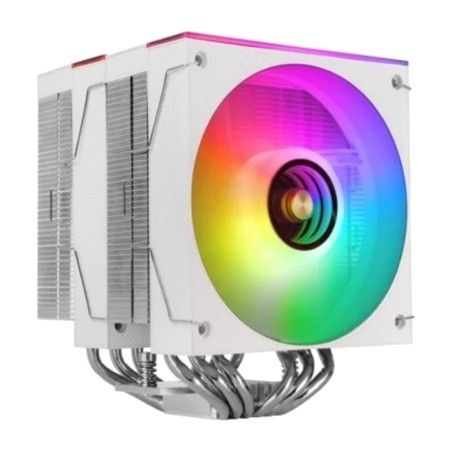disipador de aire de doble torre para cpu con iluminación argb mcpu-x26 2x120mm