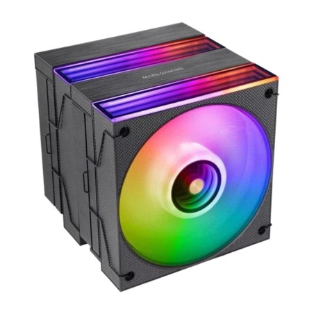 dissipatore ad aria per cpu a doppia torre con illuminazione argb mcpu-x26 2x120mm