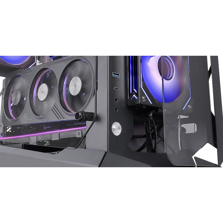 MARS GAMING Caixa para PC aberta tipo open air com vidro