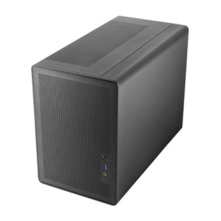 caja minitorre compacta para pc con paneles de malla en frontal, lateral y superior mc-xpro micro-atx