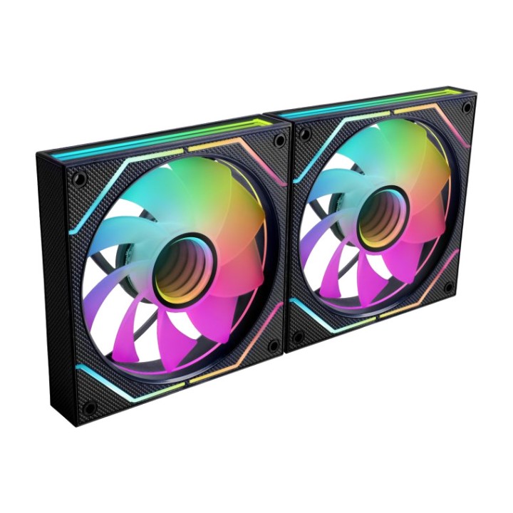 MARS GAMING Kit de ventiladores PWM de aspas invertidas para