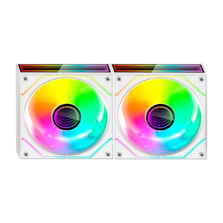 MARS GAMING Kit de ventilateurs PWM pour boîtier PC avec