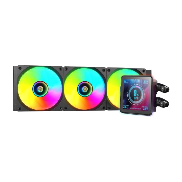 MARS GAMING AIO-Flüssigkeitskühlung für CPUs mit IPS-Display