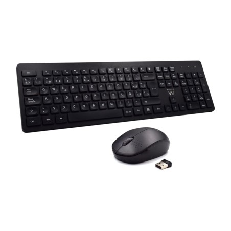 wireless multimedia keyboard and mouse set qwerty-es 2,4ghz