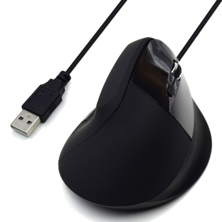 ratón vertical ergonómico de cinco botones usb-1800dpi