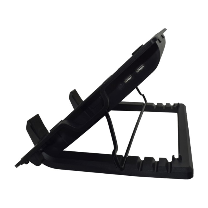 EWENT Verstellbares Laptop-Kühlpad mit Lüfter und zwei