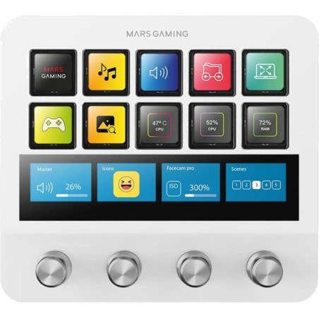 programmierbares professionelles bedienfeld für streaming mit touchscreen msd-pro