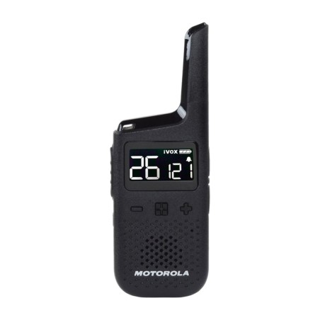 pack de 2 walkie talkies sin licencia con auriculares xt185 pmr446 8km 16ch ip54