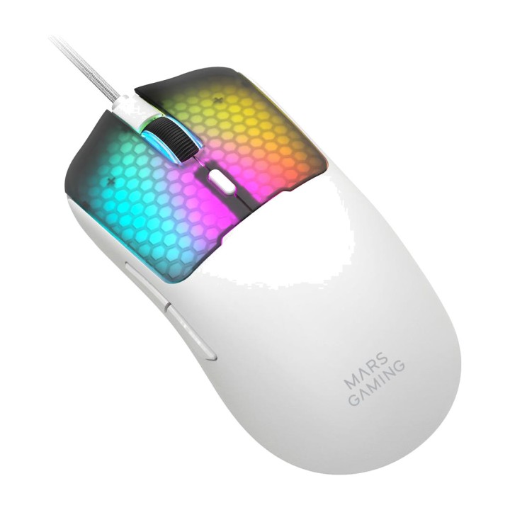 MARS GAMING Ultralight 56-gram mouse with RGB lighting