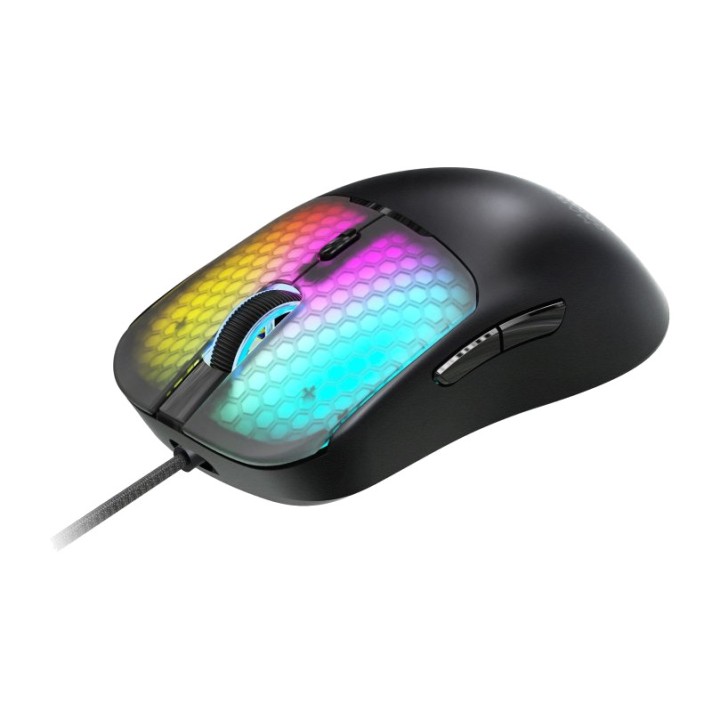 MARS GAMING Ultralight 56-gram mouse with RGB lighting