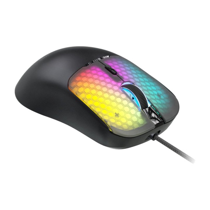 MARS GAMING Souris ultralégère de 56 grammes avec éclairage
