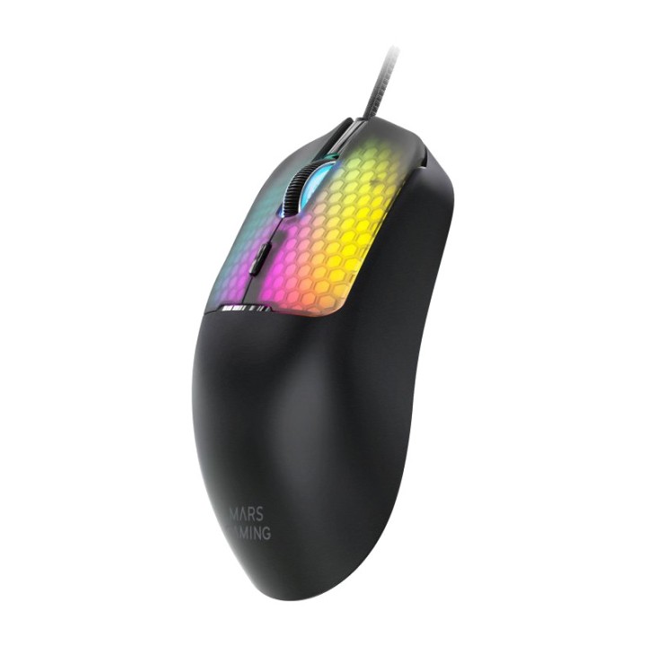 MARS GAMING Ultralight 56-gram mouse with RGB lighting