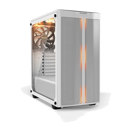 boîtier pc moyen tour avec verre trempé et 3 ventilateurs pure-base 500dx argb-140mm