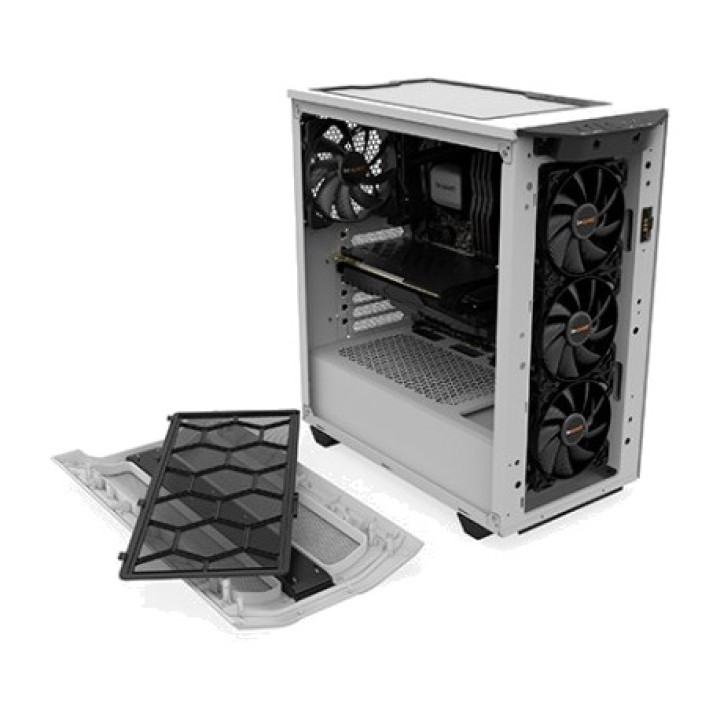 BE QUIET Case PC mid-tower con vetro temperato e 3 ventole